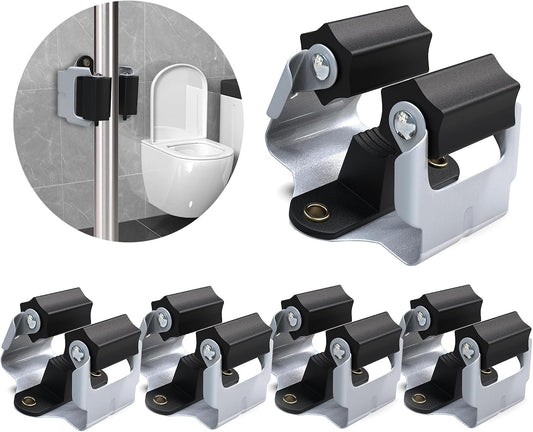 3-H 4 Pack Mop and Broom Holder Big Size Hanging 1 KG Extra,Broom Holder Wall Mount for Hanging and Organizing Shove Rake Yard Tools in Shed Kitchen Laundry Room Bathroom Garden(black