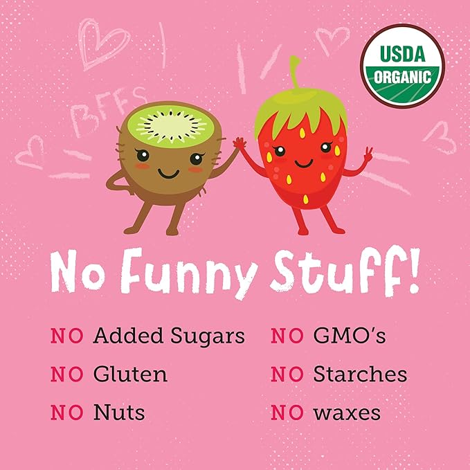 YOU LOVE FRUIT - KIWI BERRY All Natural Fruit Snacks, Healthy Snack Pack, Real Fruit! Gluten Free, Non GMO, Vegan, Low Carb, Low Fat, Kosher, Variety Pack, Great For Adding To Gift Box, 1.0 oz (Pack of 12)