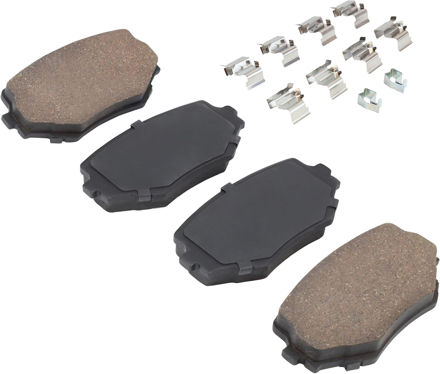 Premium Semi-Metallic Front Brake Pads (1001-0680M) Compatible with Chevrolet Tracker 2008-2008, Suzuki Grand Vitara 1999-2005, Suzuki Sidekick 1996-1998, Suzuki XL-7 2002-2004