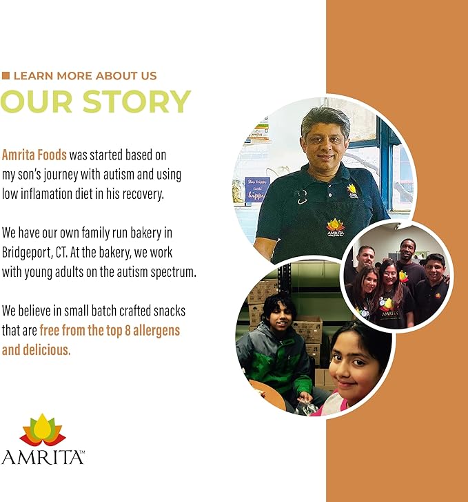 Amrita Nut Free Vegan Protein Bars (12 CT PK of 3) | Apple Cinnamon 15g Plant-Based Protein Bar, Peanut-Free, Gluten Free, and Dairy-Free, No Added Sugar, High Fiber, Healthy Snacks for Kids/Adults