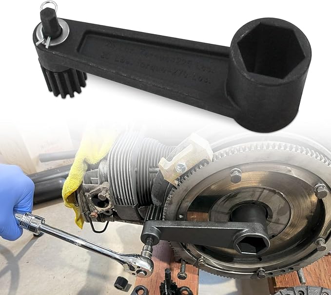 Torque Multiplier Leverage Tool 000133 for Classic Vw Bug/Volkswagen Beetle-36mm Axle Nut and Flywheel Gland Nut Black