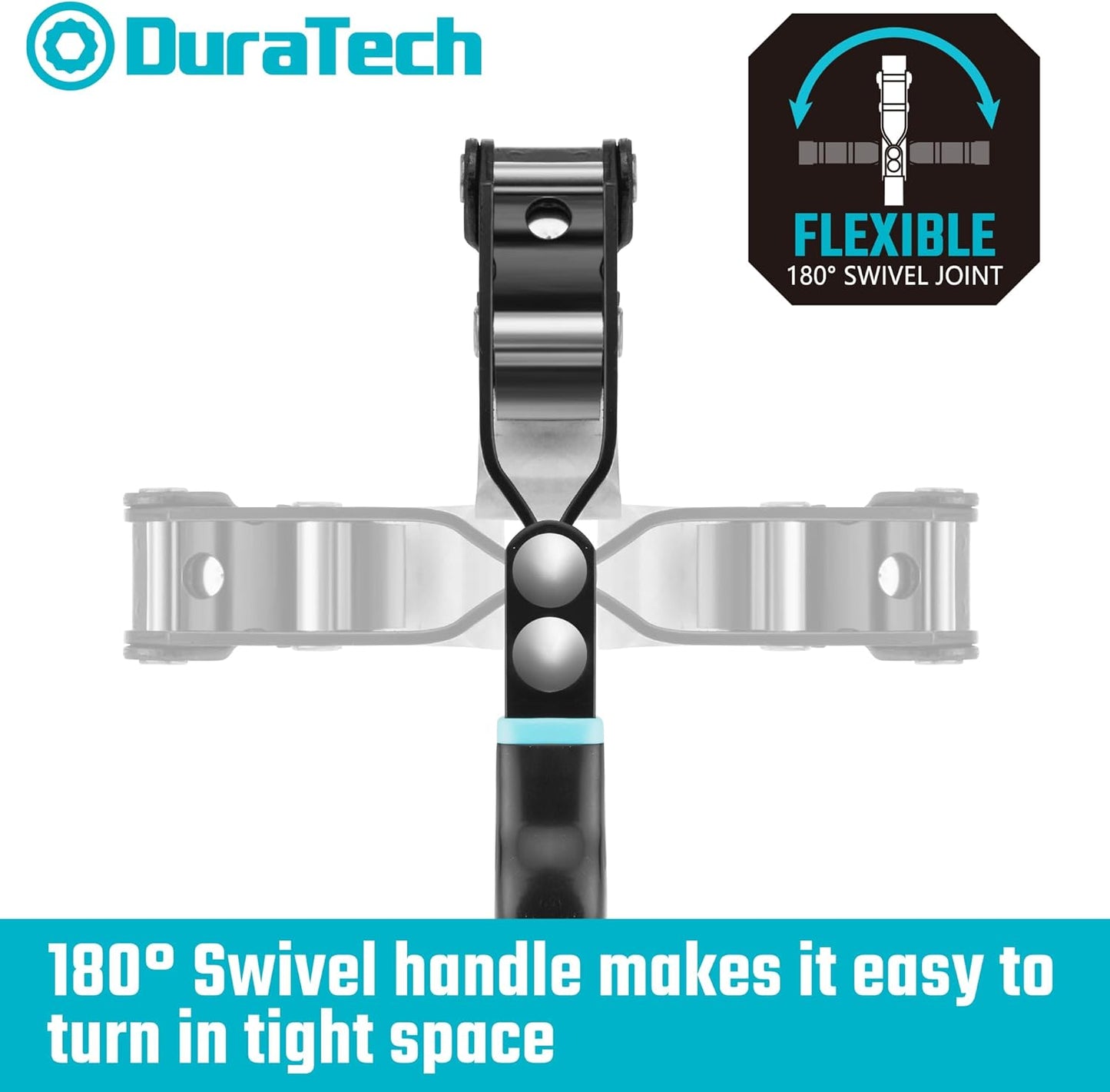 DURATECH Extra Small Swivel Oil Filter Wrench, Oil Filter Removal Tool, Fits Filters 2-3/8" to 2-11/16", Perfect for Car Repair Tools