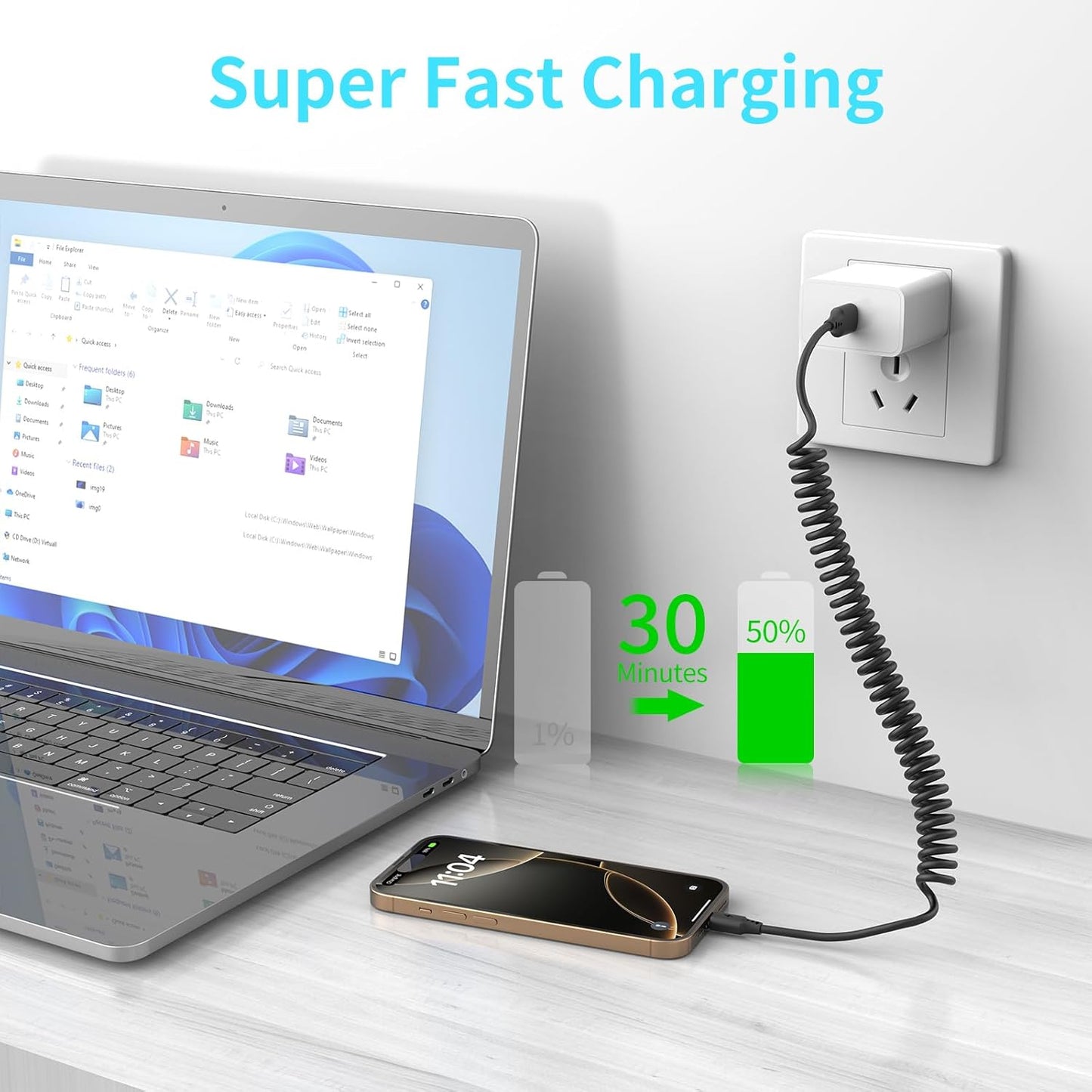 Coiled USB C Cable for Car 2Pack 3ft, USB to USBC Coiled Cord for iPhone 16 15 Pro Max, 3A USB Type C Retractable Cable Fast Charging with Galaxy S23 S22 S21 S20, Note 20 10 A10e A20 A50, Moto G LG