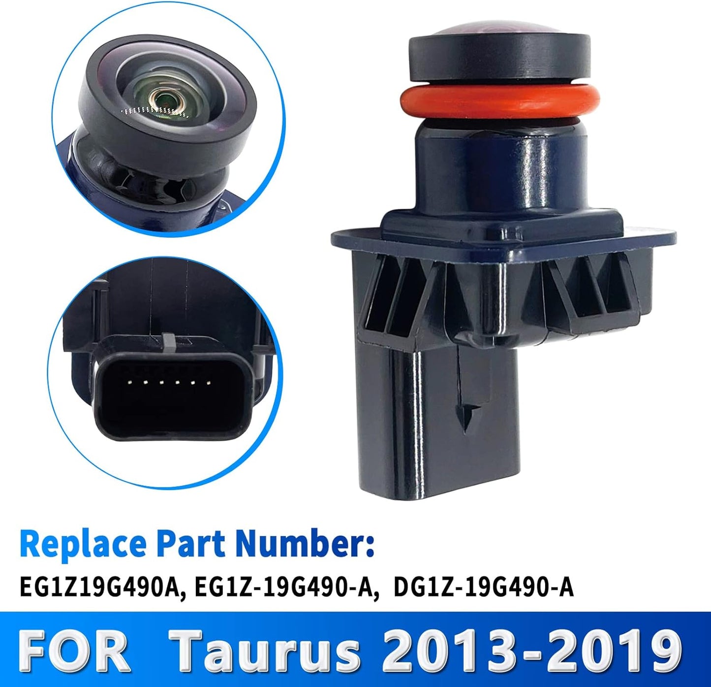 Rear View Back Up Camera Compatible with Ford Taurus 2013-2019 Backup Camera Reverse Park Assist Camera Replaces EG1Z-19G490-A DG1Z-19G490-A