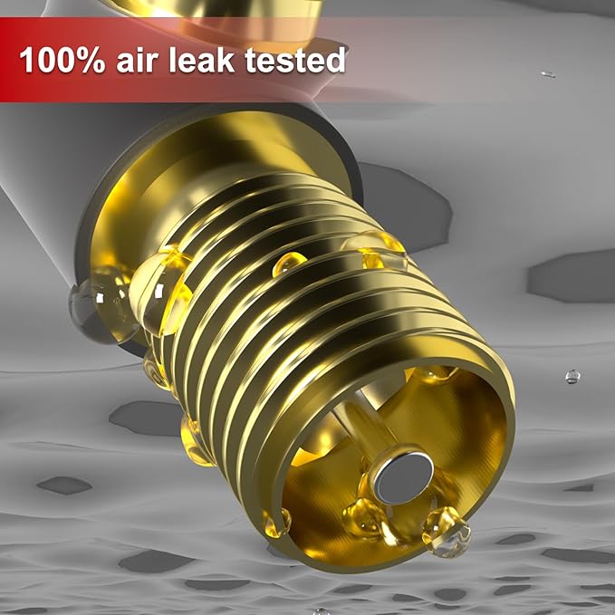 SUNSOUL TR413 Brass Stem EPDM Rubber Snap-in Tire Valve Stems for 0.453 Inch 11.5mm Rim Holes, Pack of 5pcs Valves