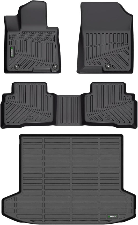 ANBINGO®Floor Mats Fit for Hyundai Tucson Hybrid (Only with Subwoofer) 2025-2022 Weather Car Mats Rug for Hyundai Tucson Hybrid TPE Trunk for Tucson Hybrid Rubber Liner for Tucson Hybrid Accessories