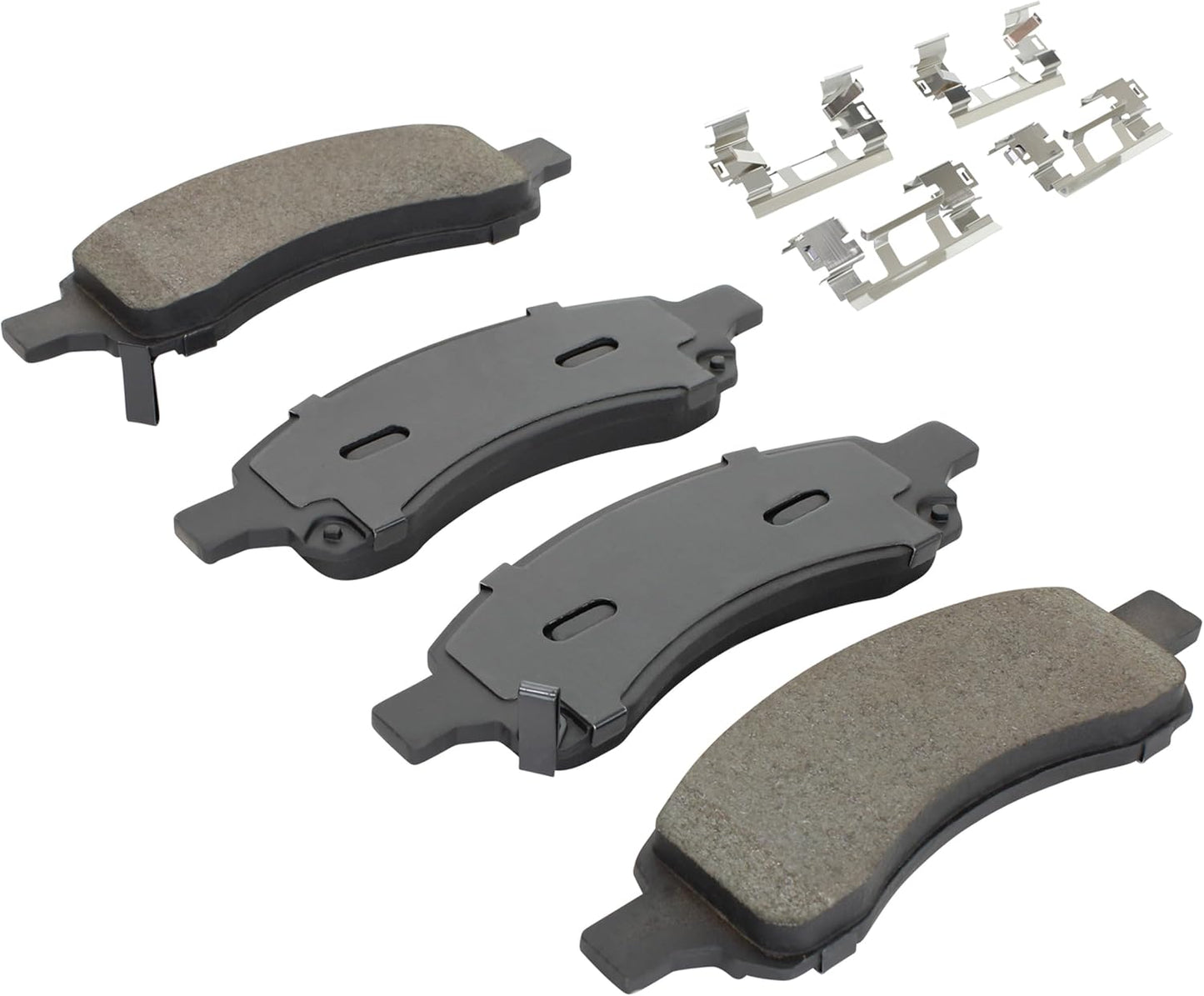Premium Ceramic Front Brake Pads (1001-1169AC) Compatible with Buick Enclave 2017-2008, Chevrolet Traverse 2017-2009, GMC Acadia 2016-2007, Acadia Limited 2017, Saturn Outlook 2010-2007