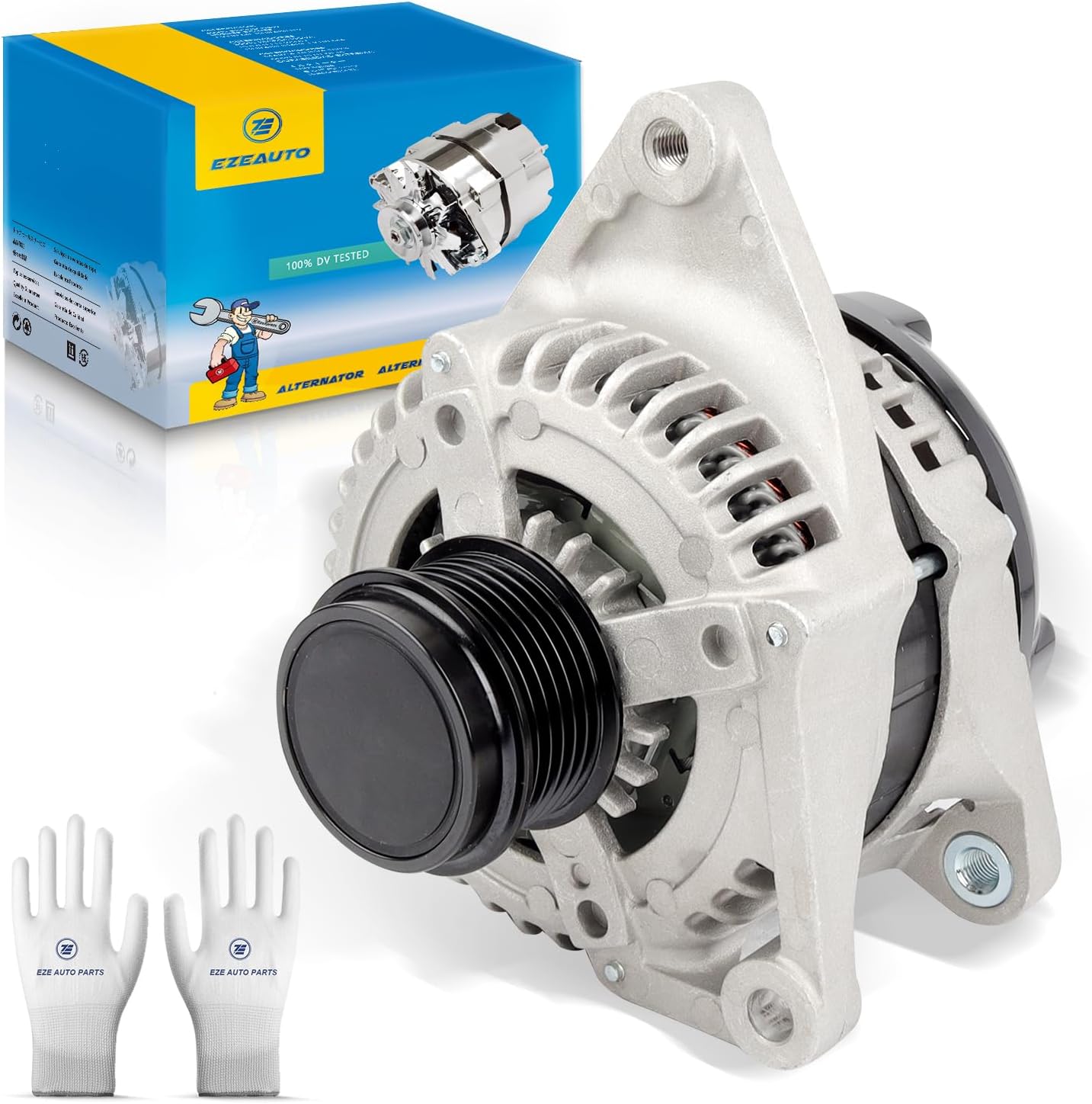 Ezexpreze Alternator 2.5 2.5L Replacement Compatible with 2012 2013 2014 2015 Toyota Camry, 2009-2012 RAV-4, 2011-2016 Scion tC OE#27060-0V010-84,11402,104210-2270,210-0722,9664219-227