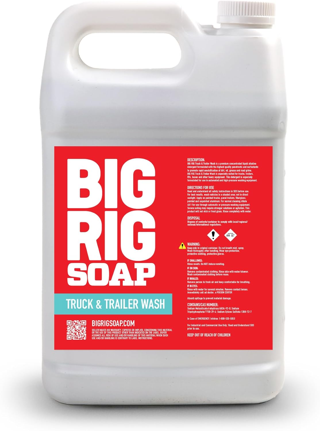 Truck & Trailer Wash (1 gal) Car Wash for Trucks, Trailers, RVs, Buses, Heavy Equipment (1 gal / 128 fl oz)