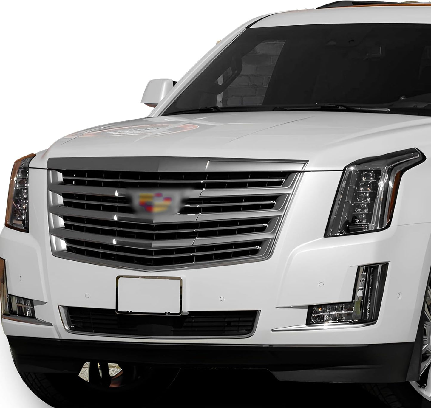 BOGAR TECH DESIGNS Full Headlight Head Light PPF Kit Fits Cadillac Escalade (ESV) 2015-2020, Clear Bra
