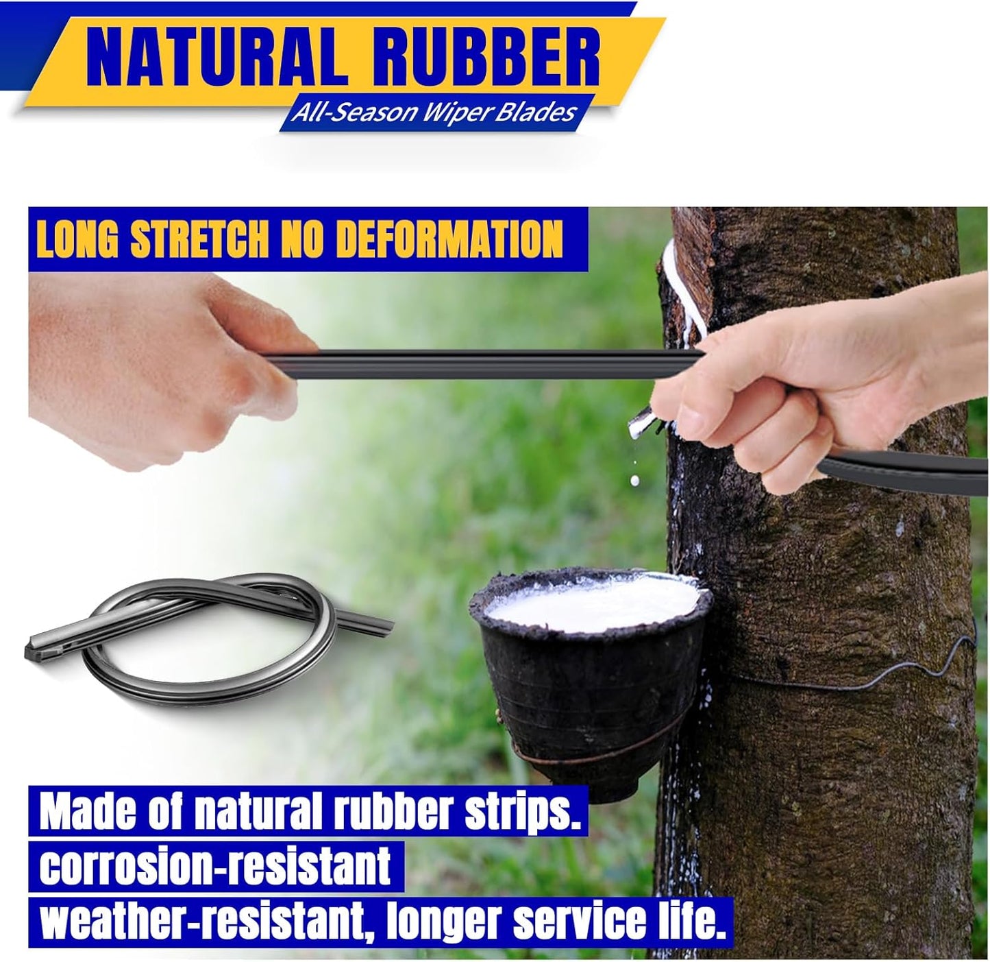 3 wipers Replacement for 2005-2022 Honda Odyssey, Windshield Wiper Blades Original Equipment Replacement - 26"/22"/16" (Set of 3) U/J HOOK