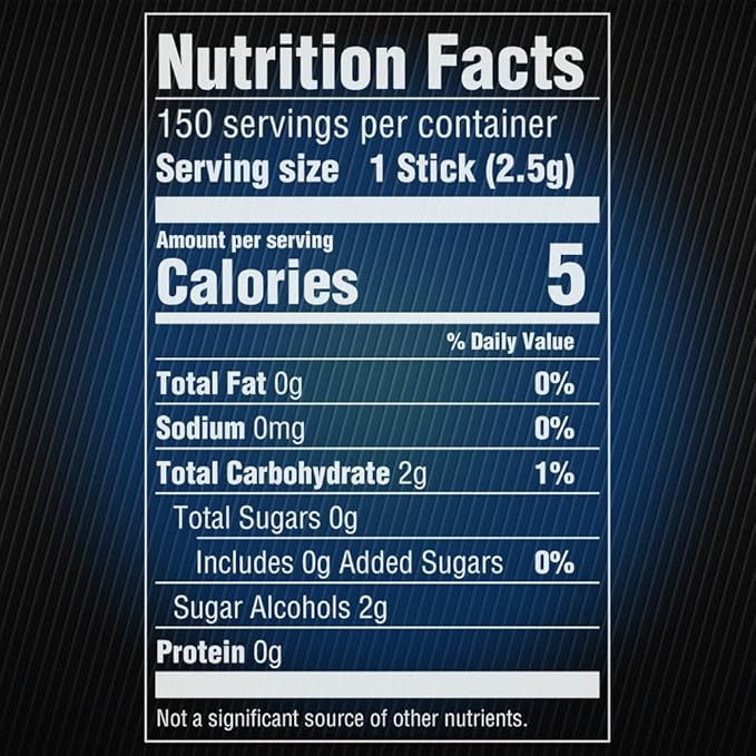 5 GUM Peppermint Cobalt Sugar Free Chewing Gum Bulk, Stimulate Your Senses While Listening to Your Favorite Music, Mini Purse Essentials, 15 Sticks (Pack of 10)