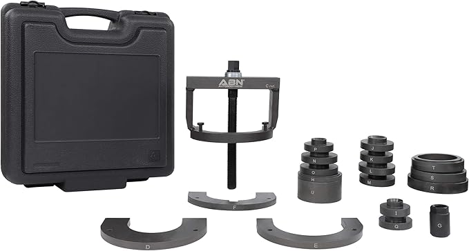 ABN Wheel Bearing Puller Kit Hub Removal Tool, Wheel Bearing Tool - Independent Suspension Roll Ball Bearing FWD RWD AWD