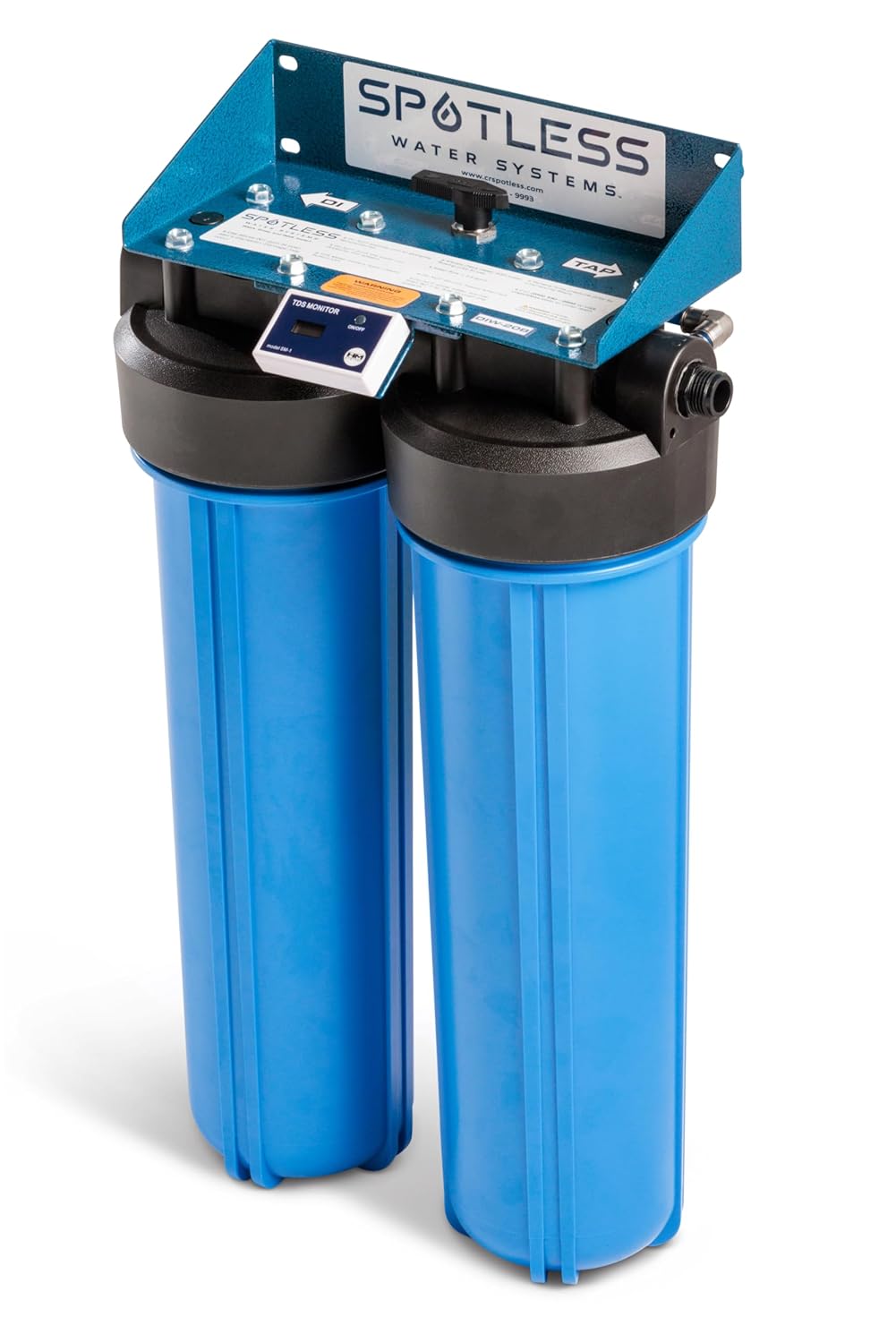 Spotless Water Systems - DIW-20B, W/Integrated Bypass | Simple Window, Solar Panel, RV & Car Wash System, Works for All Vehicles, Motorcycles, Bikes, Boats, Planes, Yachts, Towel Drying Eliminated