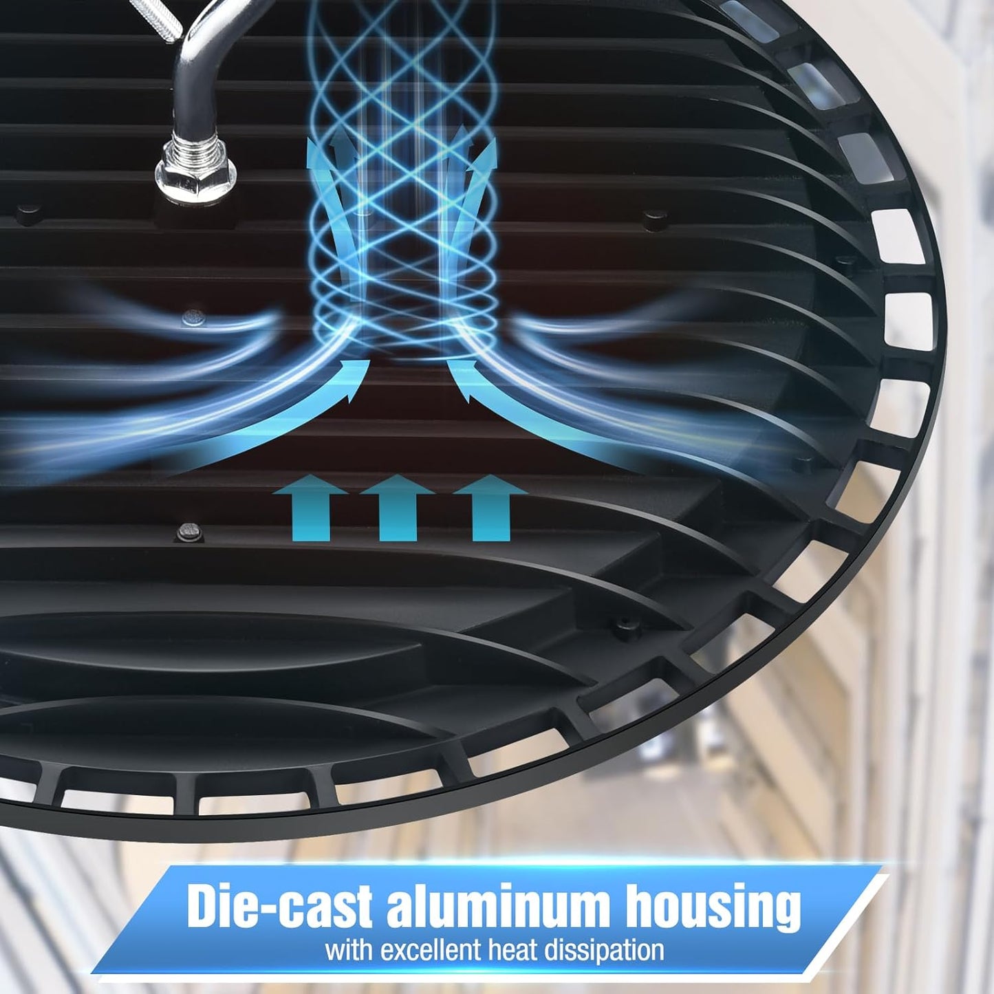 4 Pack 240W UFO Led High Bay Light Fixture,120VAC,40000LM,5000K Daylight Commercial Shop Bay Lighting,[1050W MH/HPS Equiv.] US Plug Area Lighting for Garage/Warehouse/Barn/Gym/Factory/Workshop