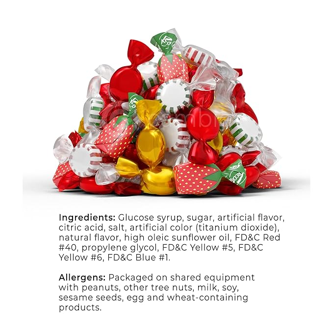 Arcor Hostess Mix by Cambie | 2 lbs of Deliciously Sweet Hard Candy Mix | Nostalgic Flavored Hard Candy by Arcor in a Resealable Pouch | 2 lb