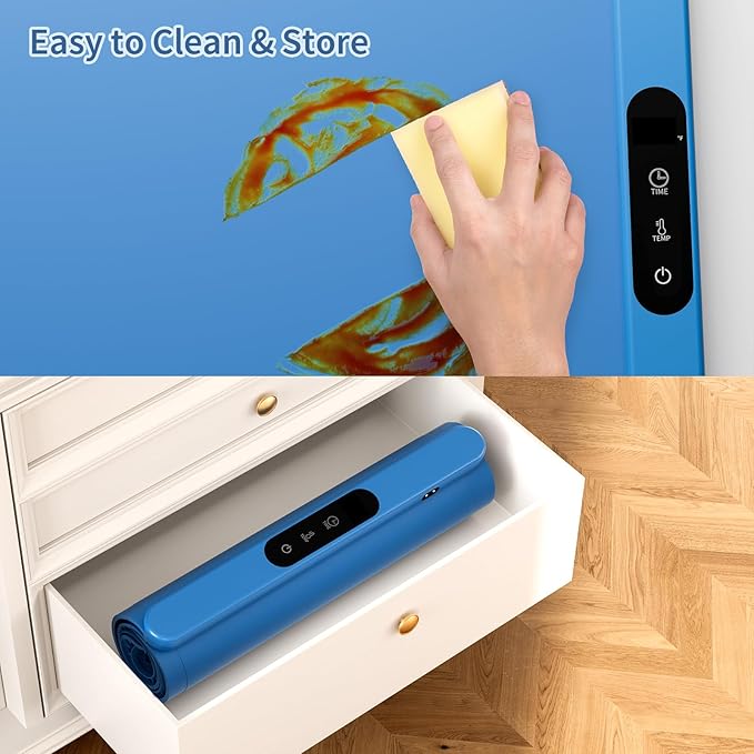 Food Warming Mat,Upgrade Graphene Fast Full-Surface Heating Mat, Electric Warming Tray with 6 Temperature and 6HoursTimer, Portable Rollable Food Warmer Perfect For Parties Buffet and Home Dinners