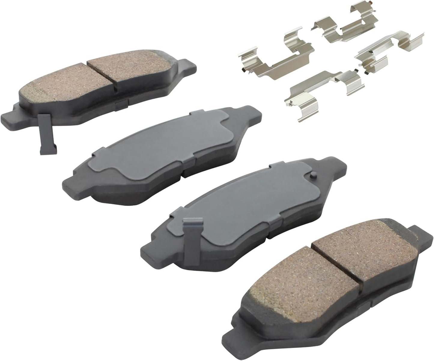 Premium Ceramic Rear Brake Pads (1001-1337C) Compatible with Cadillac CTS 2008-2014, Cadillac SRX 2010-2016, Chevrolet Camaro 2010-2015, Saab 9-4X 2011-2011