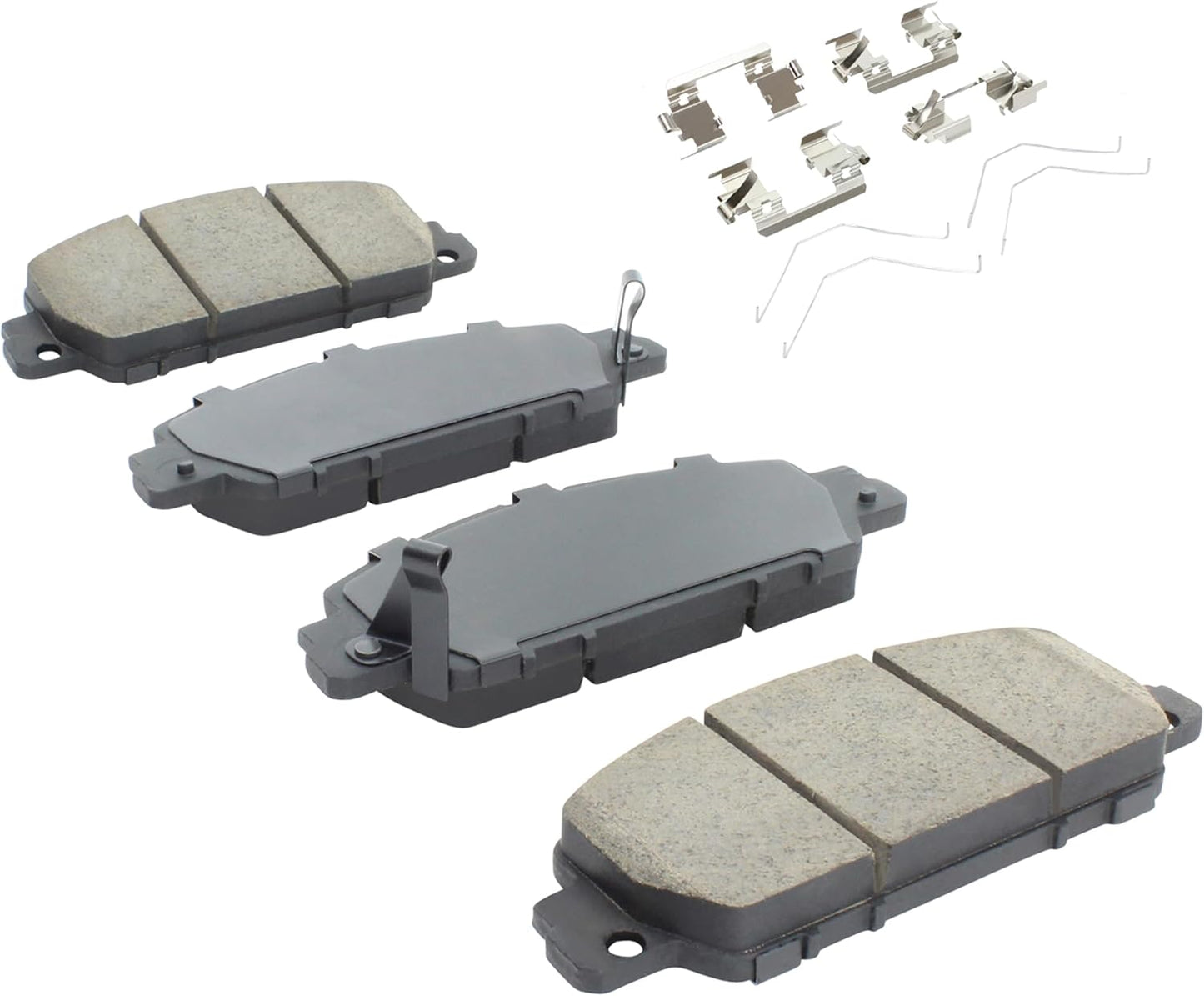 Premium Ceramic Front Brake Pads (1001-1654C) Compatible with Honda Accord 2013-2025, Honda HR-V 2016-2022