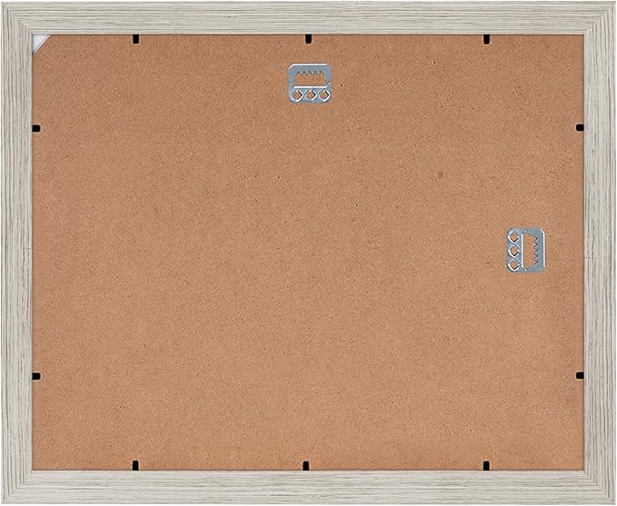 Americanflat 11x14 Diploma Frame with Shatter-Resistant Glass - Set of 2 - Use as 8.5x11 Frame with Mat or Display 11x14 Documents Without Mat - Legacy Collection - Certificate Frames - Driftwood