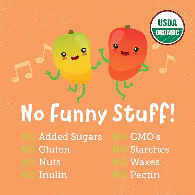 YOU LOVE FRUIT - MANGO All Natural Fruit Snacks, Healthy Snack Pack, Real Fruit! Gluten Free, Non GMO, Vegan, Low Carb, Low Fat, Kosher, Variety Pack, Great For Adding To Gift Box, 1.0 oz (Pack of 12)