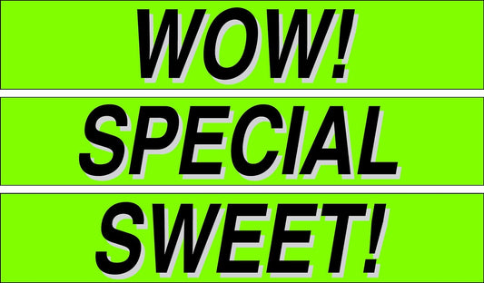 Ez-line Vinyl Windshield Stickers 3 Dozen 15 Inch Chartreuse Slogan Dealership Pro Pack for Car Lots (EZ115-Pack11)