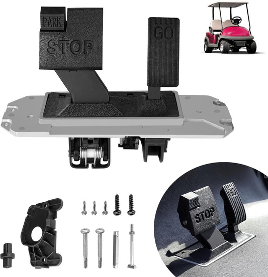 Drive-up Club Car Precedent Pedal Assy with Conversion Kit, Accelerator ASM Pedal&Brake Pedal (2nd gen), Universal for 2004-UP Precedent Onward & 2018-UP Tempo Gas Electric OEM 102500001 103974821