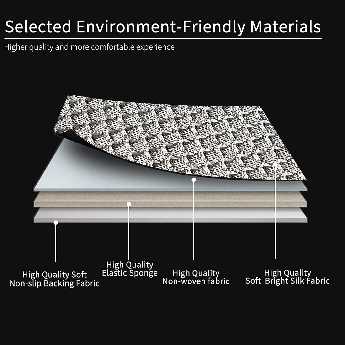 Auto Newer Breathable Universal Four Seasons Car Seat Covers，Luxury Car Seat Cushion ，Protectors for Front Seat Bottoms,Compatible with 95% Vehicles， Fit for Cars Truck SUV (Grey1PCS)