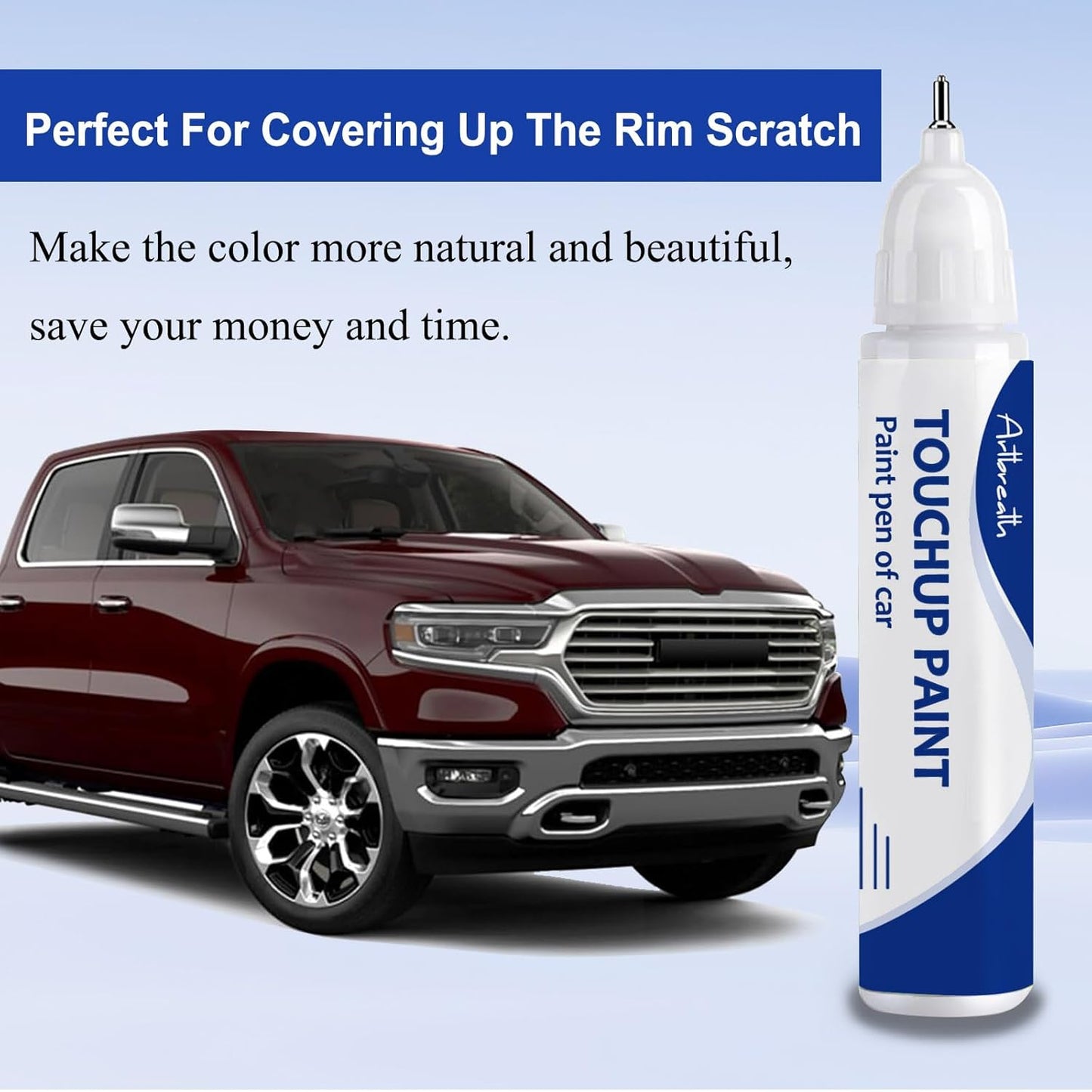 Velvet Red(PRV/NRV) Touch Up Paint for Dodge-Exact Match–Chips and Nicks Car Paint Scratch Repair Kit Automotive Paint Pen for Challenger/Durango/Grand Caravan/Charger/RAM