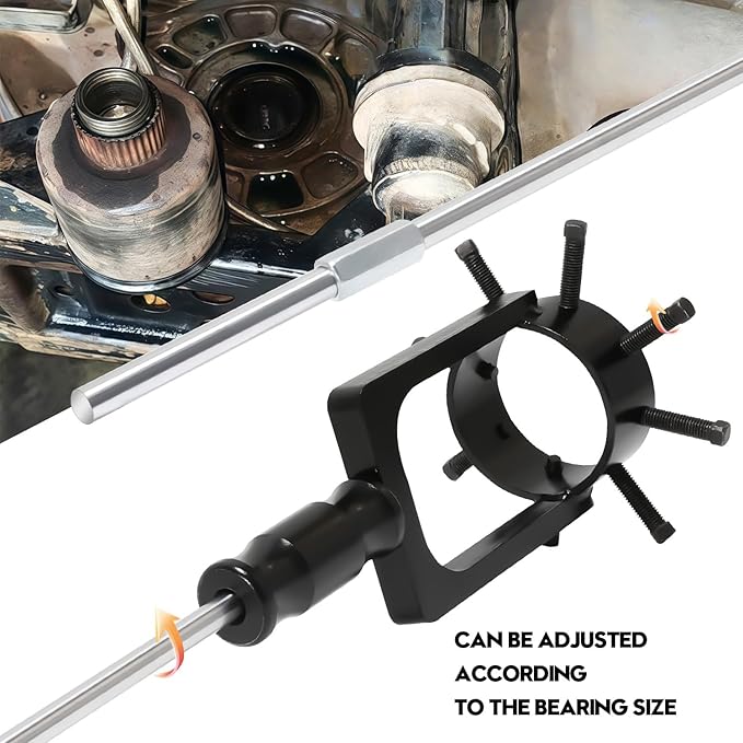 3 inch CV Axle Shaft Puller Tool Kit ，UTV/ATV CV Axle Removal Tool，Heavy Duty Axle Puller with Slide Hammer for Cars, Trucks, ATV & UTV - CV Joint & Driveshaft Removal Tool Set