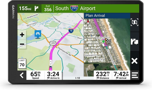 Garmin RV 1095, Extra-Large, Easy-to-Read 10” GPS RV Navigator, Custom RV Routing, High-Resolution Birdseye Satellite Imagery, Directory of RV Parks and Services, Landscape or Portrait View Display
