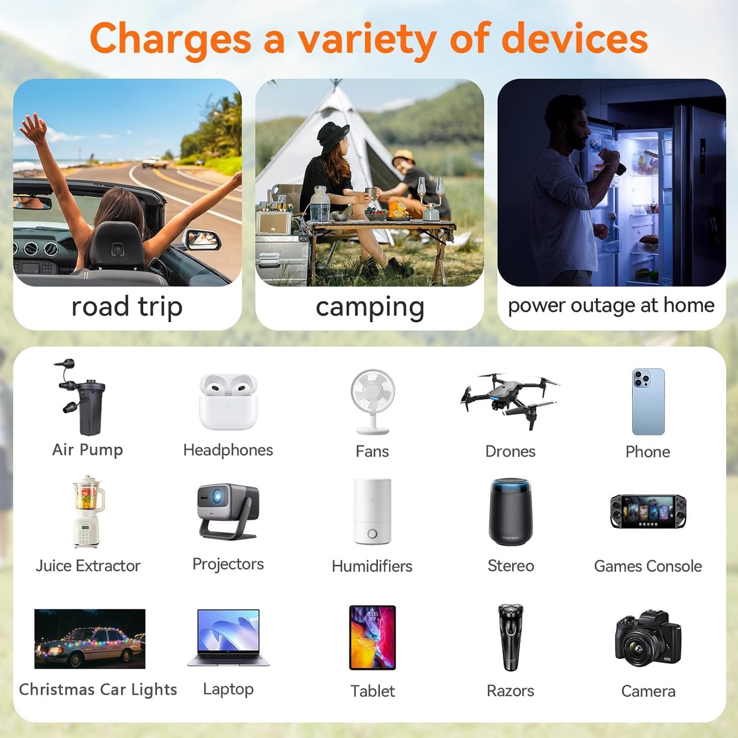 ALLWEI 300W Car Power Inverter with 65W USB-C and 3.0 USB Port - DC 12V to 110V AC Power inverters for Vehicles Converter Fast Charging Ports Car Charger Adapter (Red)