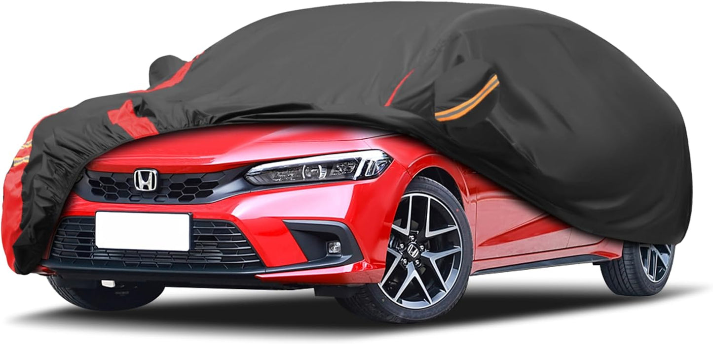 Car Cover Waterproof All Weather for Automobiles (1 Sedan Car Cover, A3 Fit Sedan Length Up 178-185 inch)