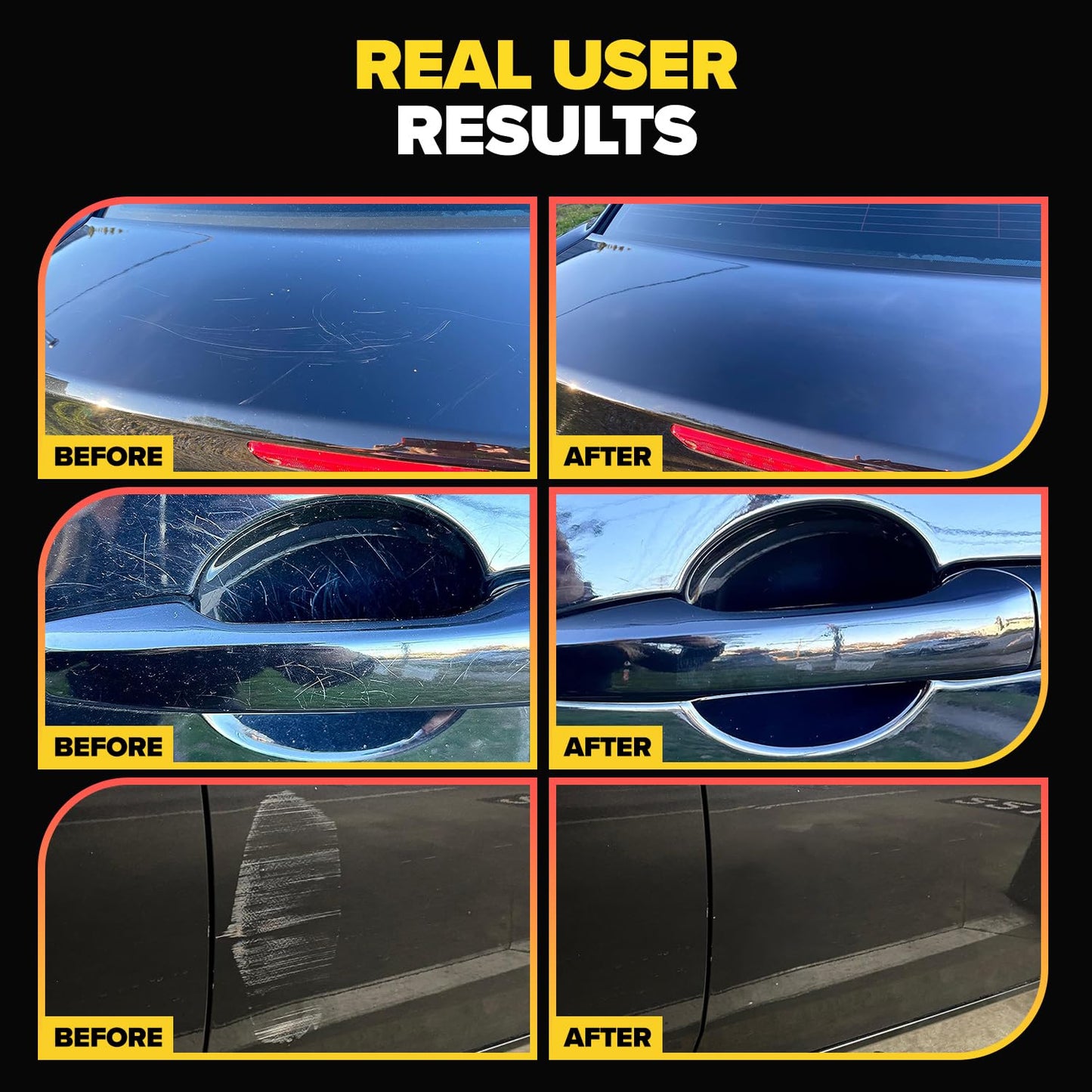 Carfidant Scratch & Swirl Remover - Polishing, Rubbing & Buffing Compound for Car Paint Repair - Restores Shine & Enhances Gloss, 16.9 fl oz