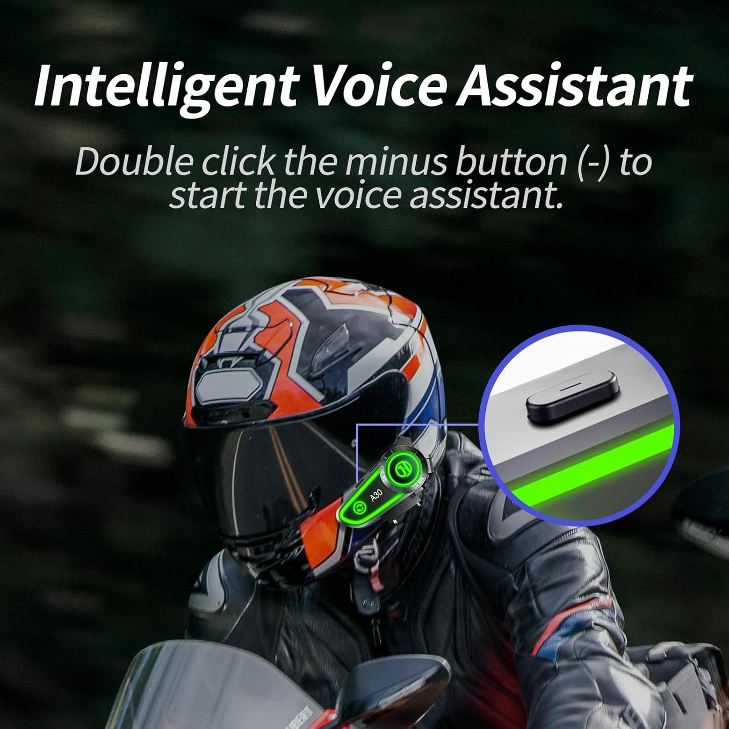 Motorcycle Helmet Speakers Helmet Bluetooth Headset Headphone Automatic Answer Music Control,120 Hours Playing time High Sound Quality System Ultra Thin Cycling/Skiing/Riding 1200 mAh Battery