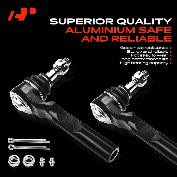 A-Premium Power Steering Rack and Pinion & Outer Tie Rod End & Power Steering Hose Pressure Line Return Line Kit Compatible with Chevrolet Silverado 1500 & GMC Sierra 1500, 1999 2000, RWD Only