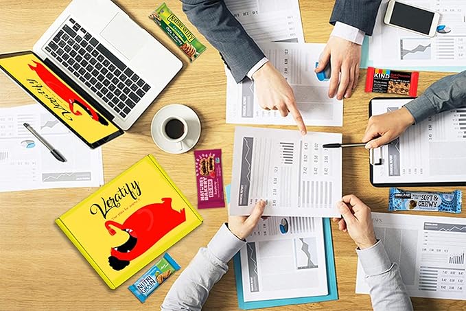 Veratify - Healthy Mixed Snack Box & Snacks Gift Variety Basket - Perfect for Men, Women, Adults, Office, School, College, Work - Variety Assortment Gift Basket - (Gift Care Package 66 Count)