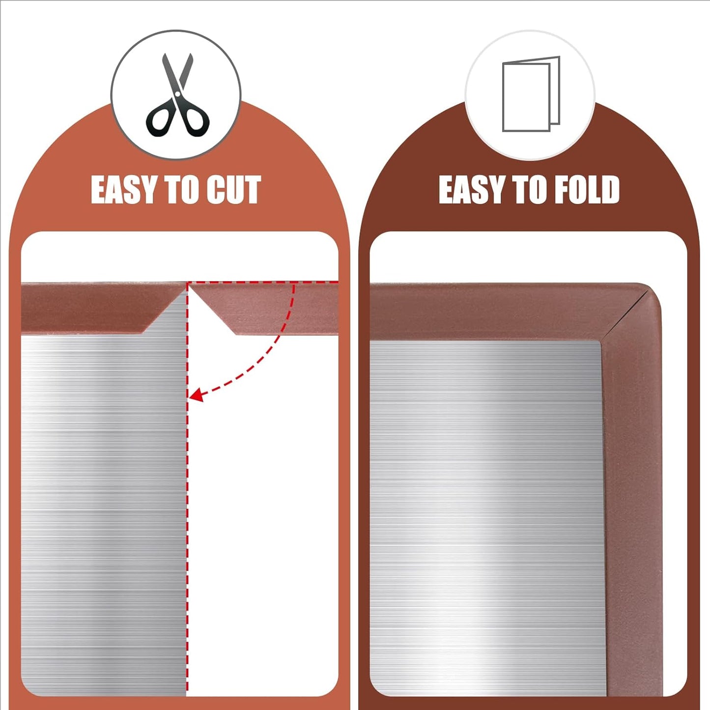 Rubber Edge Trim, Flexible Edge Trim for Sharp Edge, 1/16" U Channel Edge Protector, Self Adhesive Edge Guards for Car Doors and Sheet Metal Parts, 10Ft, Brown Color