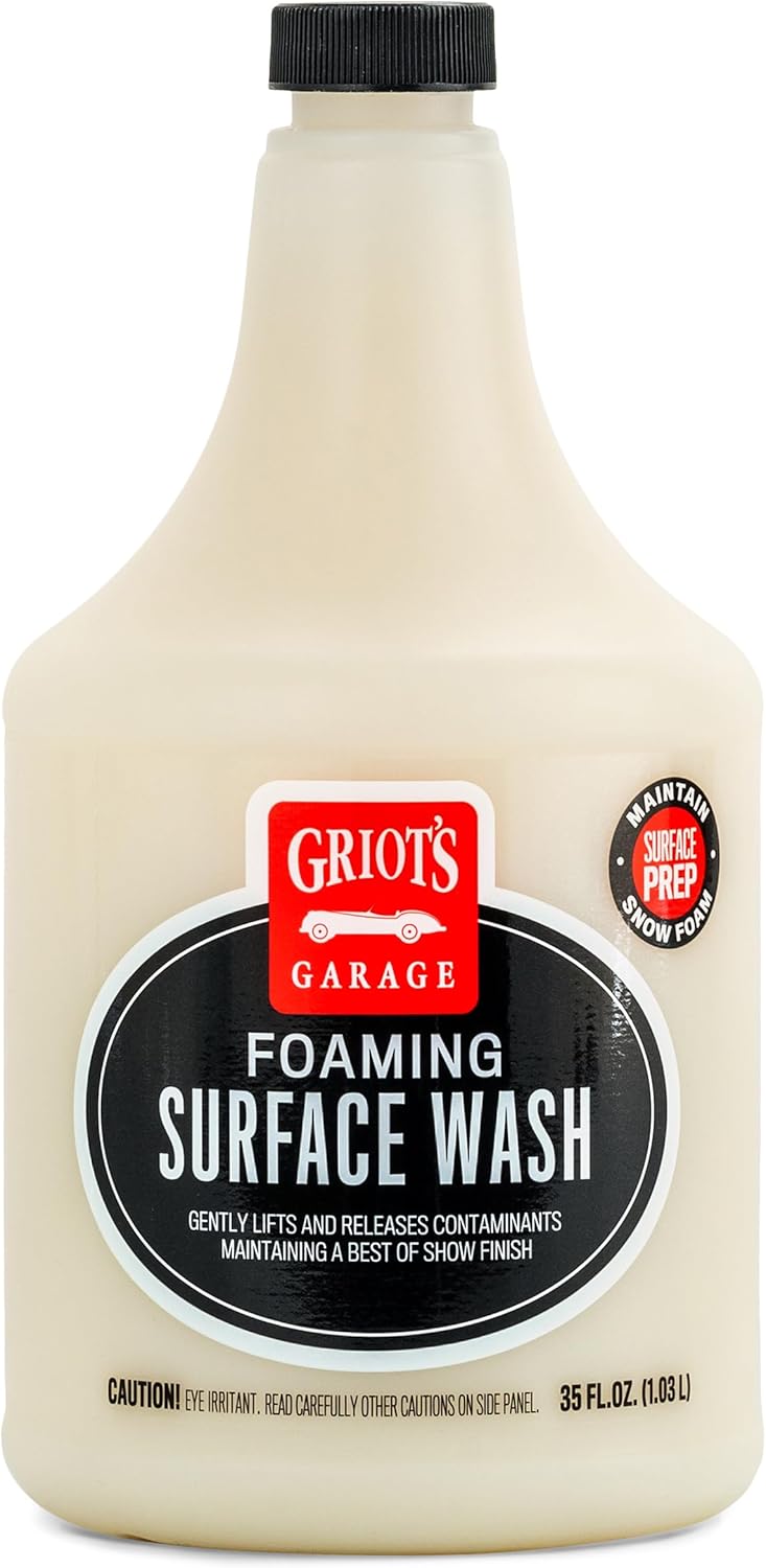 Griot's Garage BOSS Foaming Surface Wash for Car Cleaning and Detailing, Compatible with the BOSS Foam Cannon Auto-Mix System, 35oz