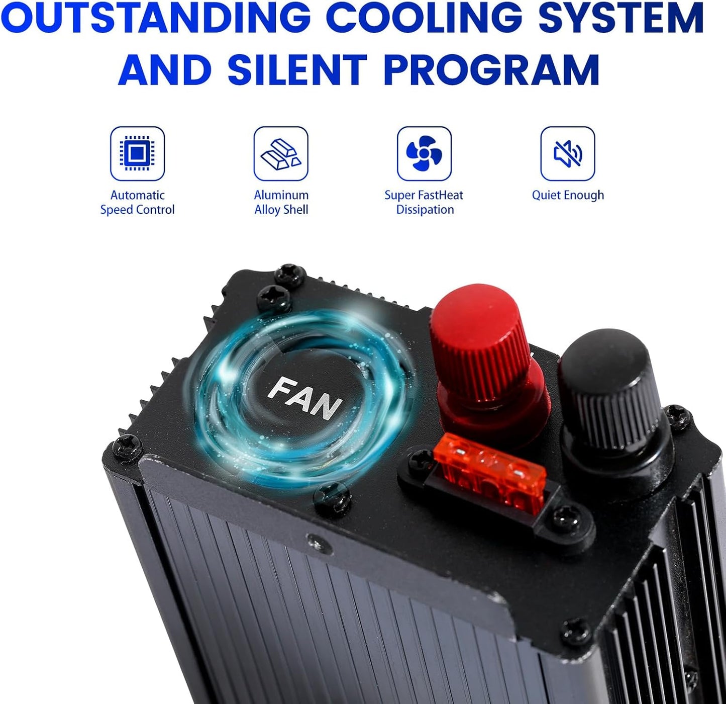 Power Inverter 500W Car Power Inverters,12 Volt Inverter Car Cigarette Inverter,12V DC to 110V AC Car Plug Adapter Outlet Converter for Laptop Vehicles Camping Road Trip Essentials Adults