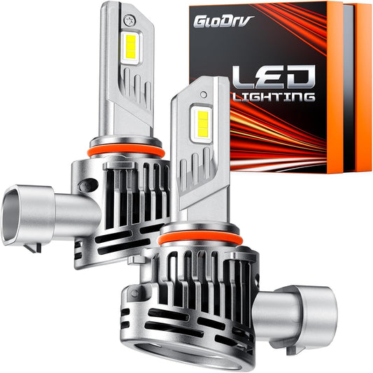 [2025 Upgrade] 9006 Led Bulbs, [900% Brightest] 40000lm Brightness HB4 Fog Lights Bulbs Real 1:1 Mini Size Design, 6000k Cool White，Pack of 2