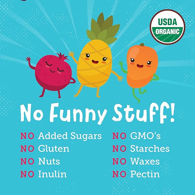 YOU LOVE FRUIT - Fruit Snacks Variety Pack 30 count, 100% Natural Gluten-Free, Vegan, Low Carb, Low Fat Fruit Kosher Snacks for Kids, College Students, Teachers and Offices, Healthy Fruit Snacks (passion fruit, super berry, mango)