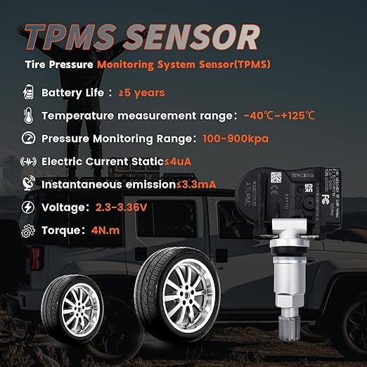 Set of 1 TPMS Tire Pressure Sensor 315MHZ Compatible with Golf Beetle Rabbit Brand R32 Tiguan EOS Passat Public Opinion CC Audi A3 TT 35 $4 A4 Q5 A5 Replaces# 1K0907253D 1K0907253E