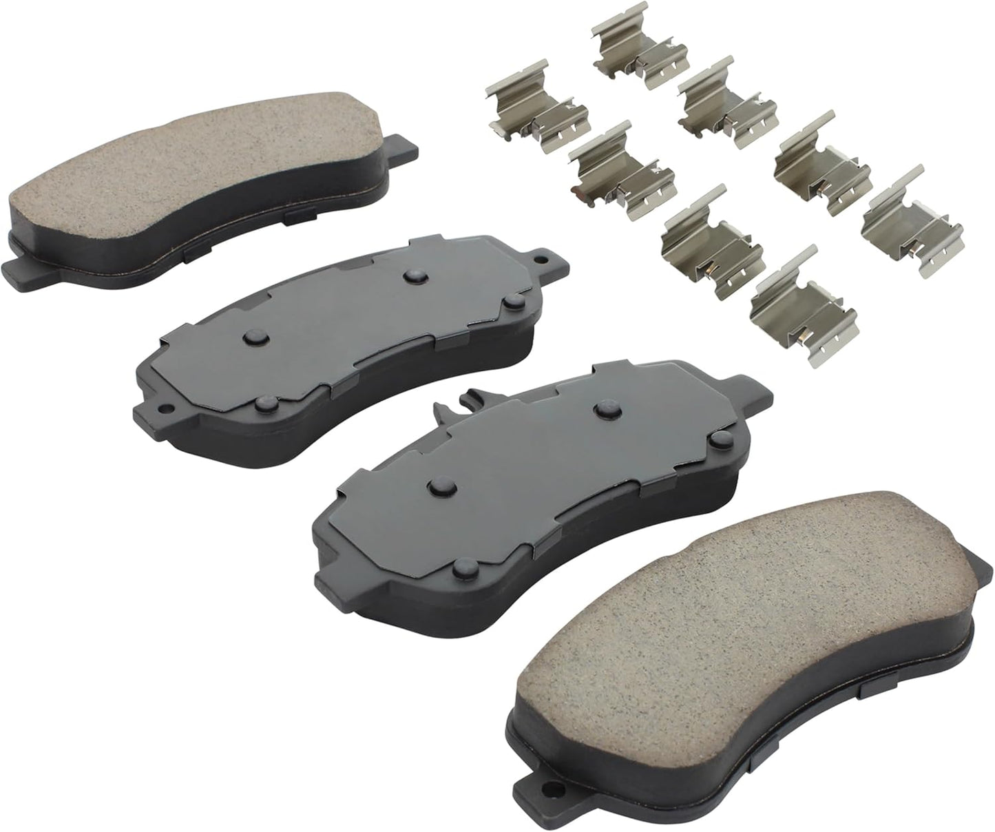 Premium Semi-Metallic Front Brake Pads (1001-1406M) Replacement for Mercedes-Benz GLK250 2015-2013, GLK300 2012-2010, GLK300 2014, GLK350 2015-2010