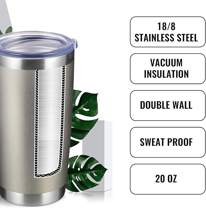 4 pack 20 OZ Double Wall Stainless Steel Vacuum Insulated Tumbler Coffee Travel Mug With Lid, Durable Powder Coated Insulated Coffee Cup for Cold & Hot Drinks (Gray, 4 pack)
