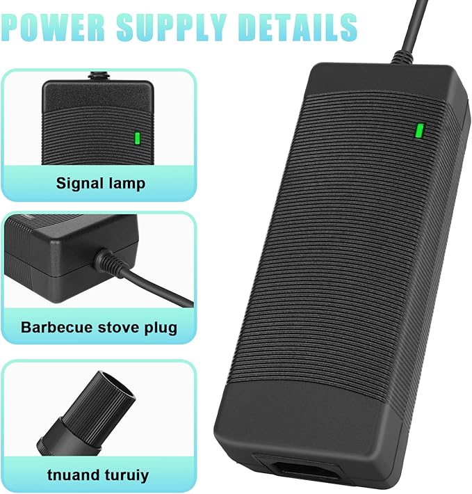 for 12V Green Mountain Barbecue Power Adapter Converter Suitable for GMG P-1001 P-1295 P-1266