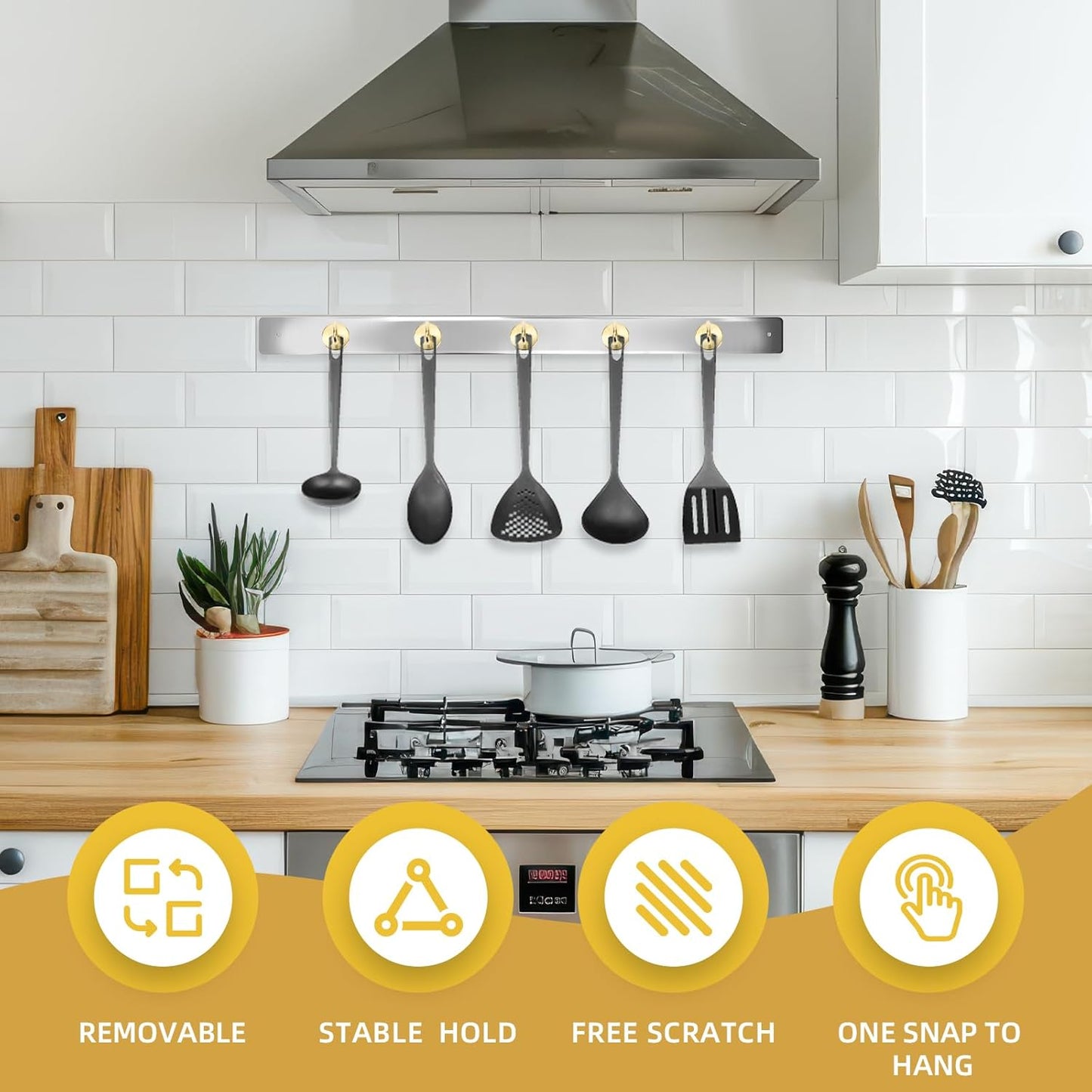 Neosmuk Magnetic Hooks, Cruise Ship Essentials, 40lb+ Heavy Duty Magnetic Hooks for Cruise Cabins, Refrigerator, Grill, Hanging, and Travel | Extra Strong Must-Haves Magnet Hook,Gold,Pack of 10