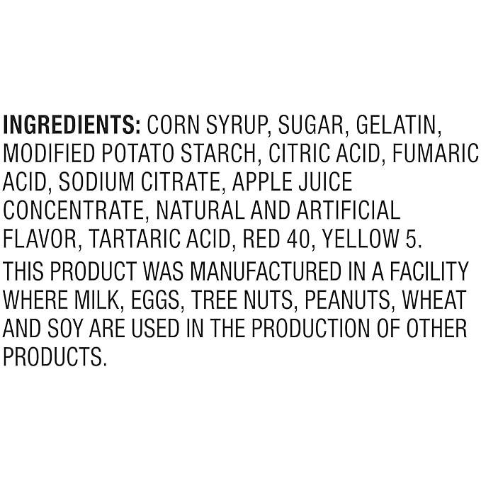 Trolli Peachie O's Rings, Sour Gummy Candy, 6.3 Ounce Bags (Pack of 8)