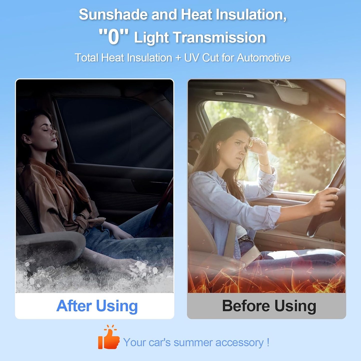 8pcs Car Window Shades for Subaru Outback Wagon 2015-2019 Accessories,Windshield Side Rear Full Sunshade,Sun Visor UV Blocking, Privacy Protection and Blackout for Camping Outdoor