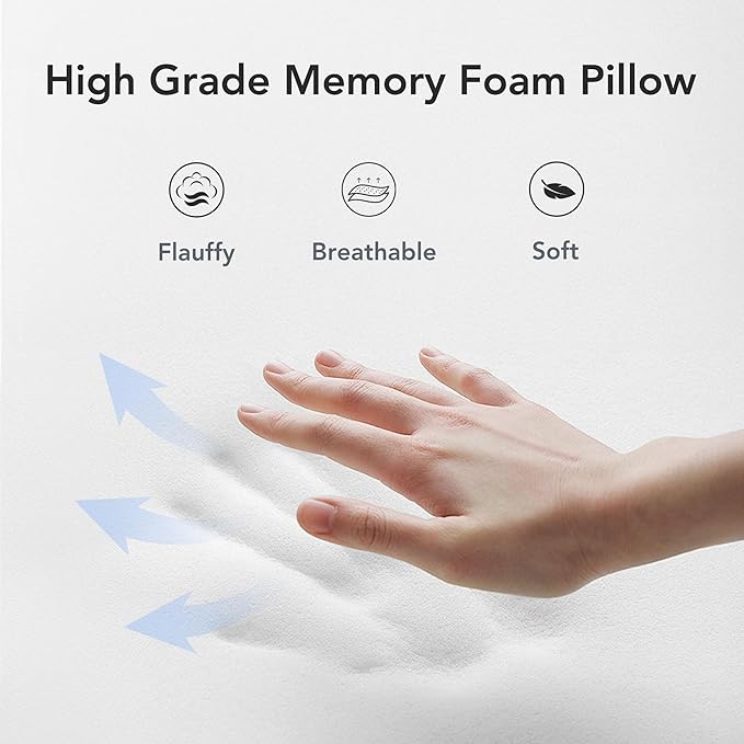 Travel Pillow, 100% Pure Memory Foam Travel Neck Pillow Airplane Neck Support Ergonomic Design for Traveling Suitable for Airplanes,Offices and Cars-Cooling Silk Light Pink